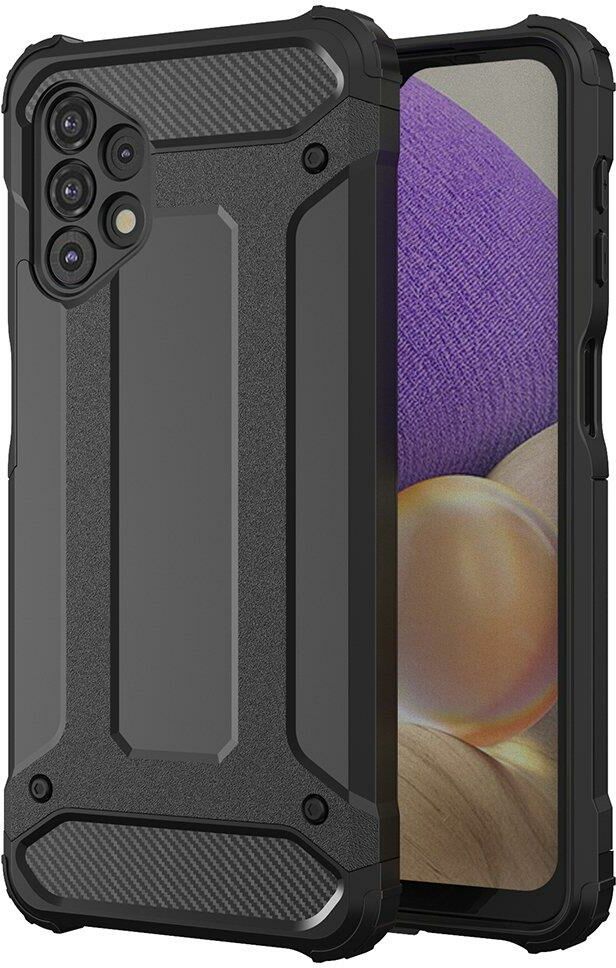 Hybrid Armor pancerne hybrydowe etui pokrowiec Samsung Galaxy A73 czarny