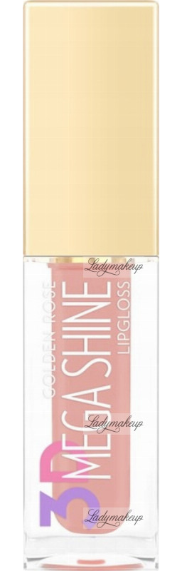 Golden Rose - 3D Mega Shine Lipgloss - Błyszczyk do ust - 5,2 ml - 102