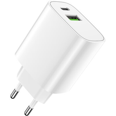 Ładowarka sieciowa FOREVER LS-04 20W Biały