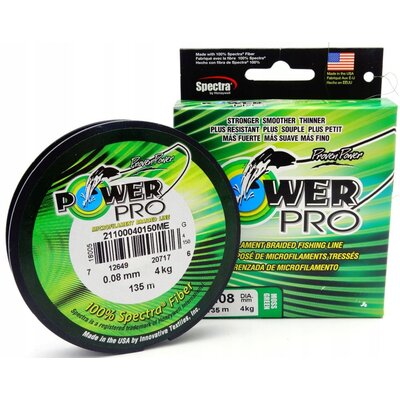 Plecionka Power Pro 0,08mm / 135m Moss Green