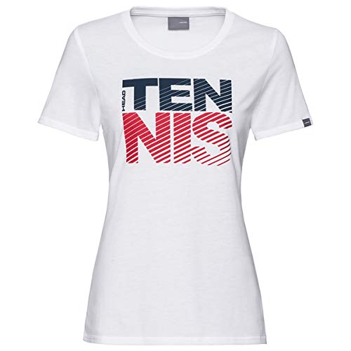HEAD CLUB LISA T-shirt damski W, biały, XXX