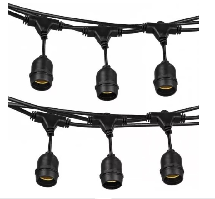 Girlanda ogrodowa łańcuch świetlny 5m 5pkt E27