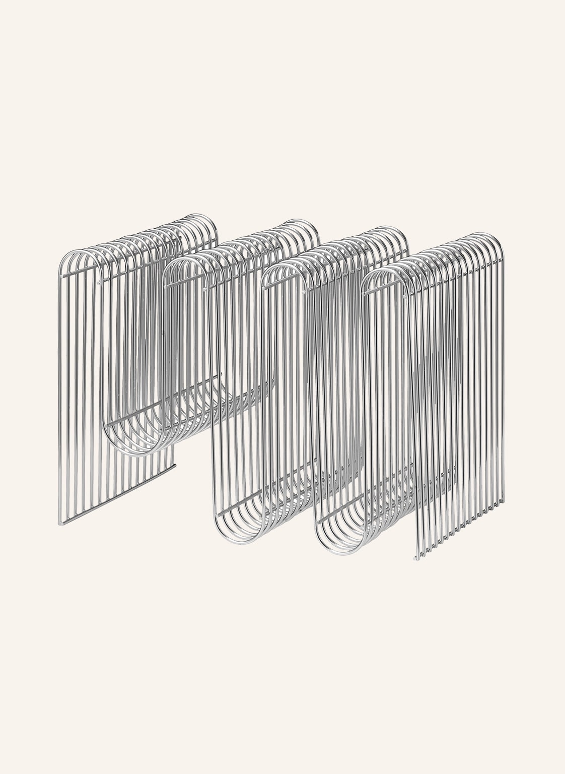 Aytm Stojak Na Magazyny Curva silber