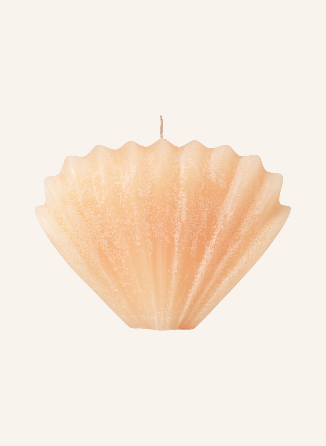 Broste Copenhagen Świeca Seashell orange