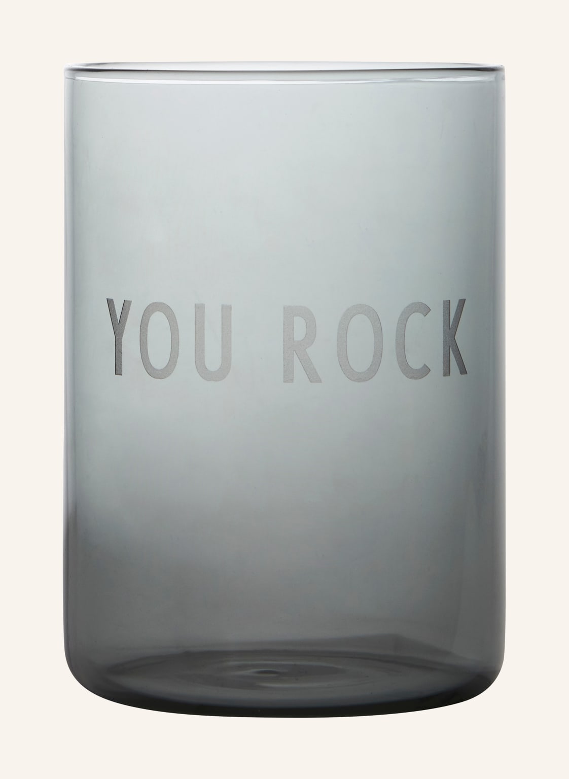 Design Letters Szklanka You Rock schwarz