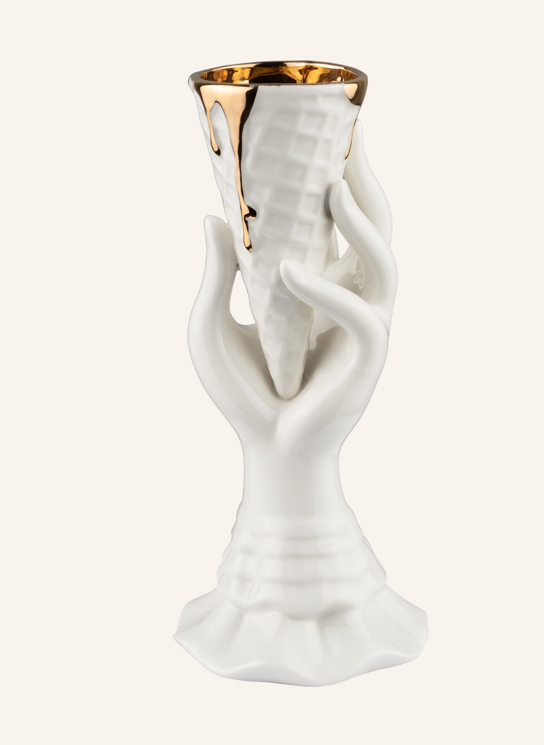 Jonathan Adler Waza Gilded Muse I-Scream weiss