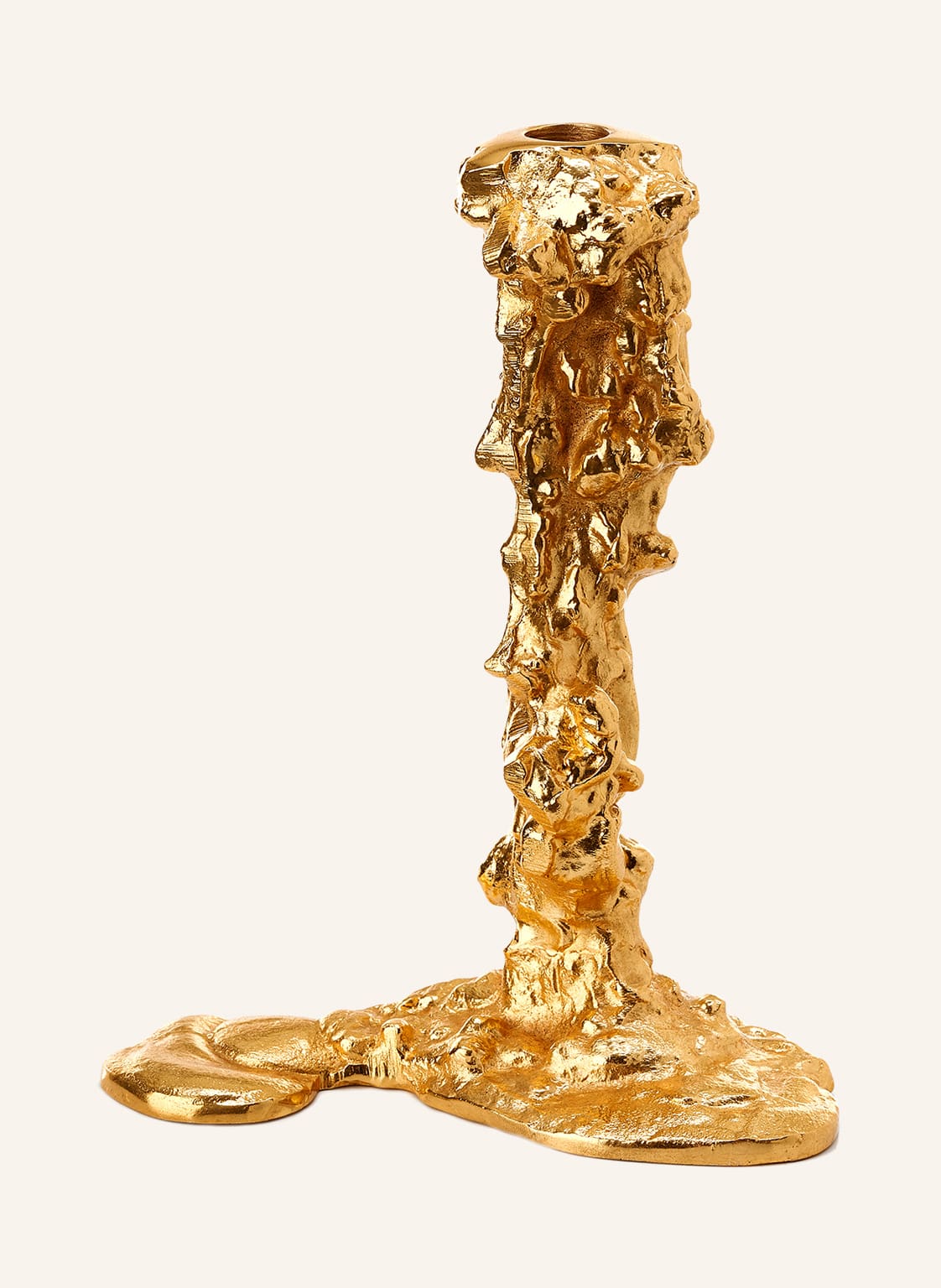 Pols Potten Świecznik Drip L gold