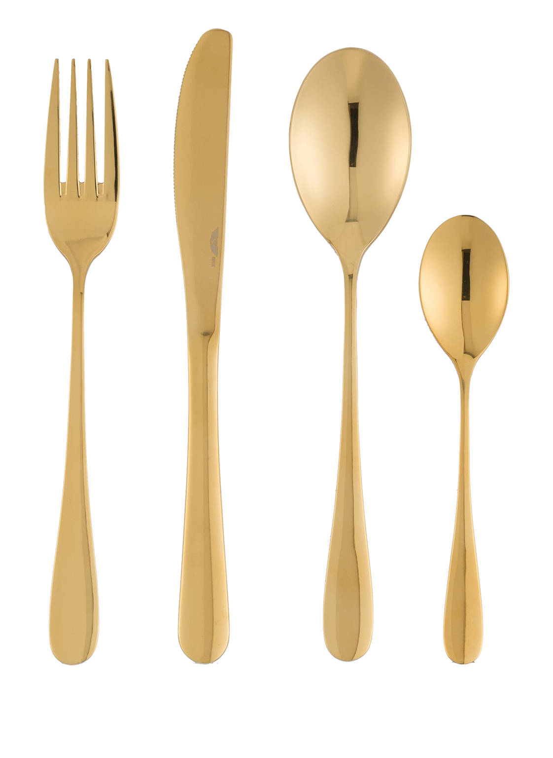 Pintinox 24-Częściowy Komplet Sztućców Royal gold