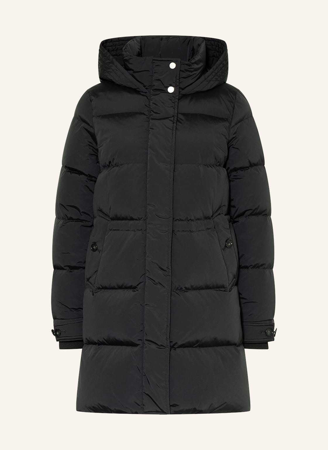 Woolrich Płaszcz Puchowy Alsea schwarz