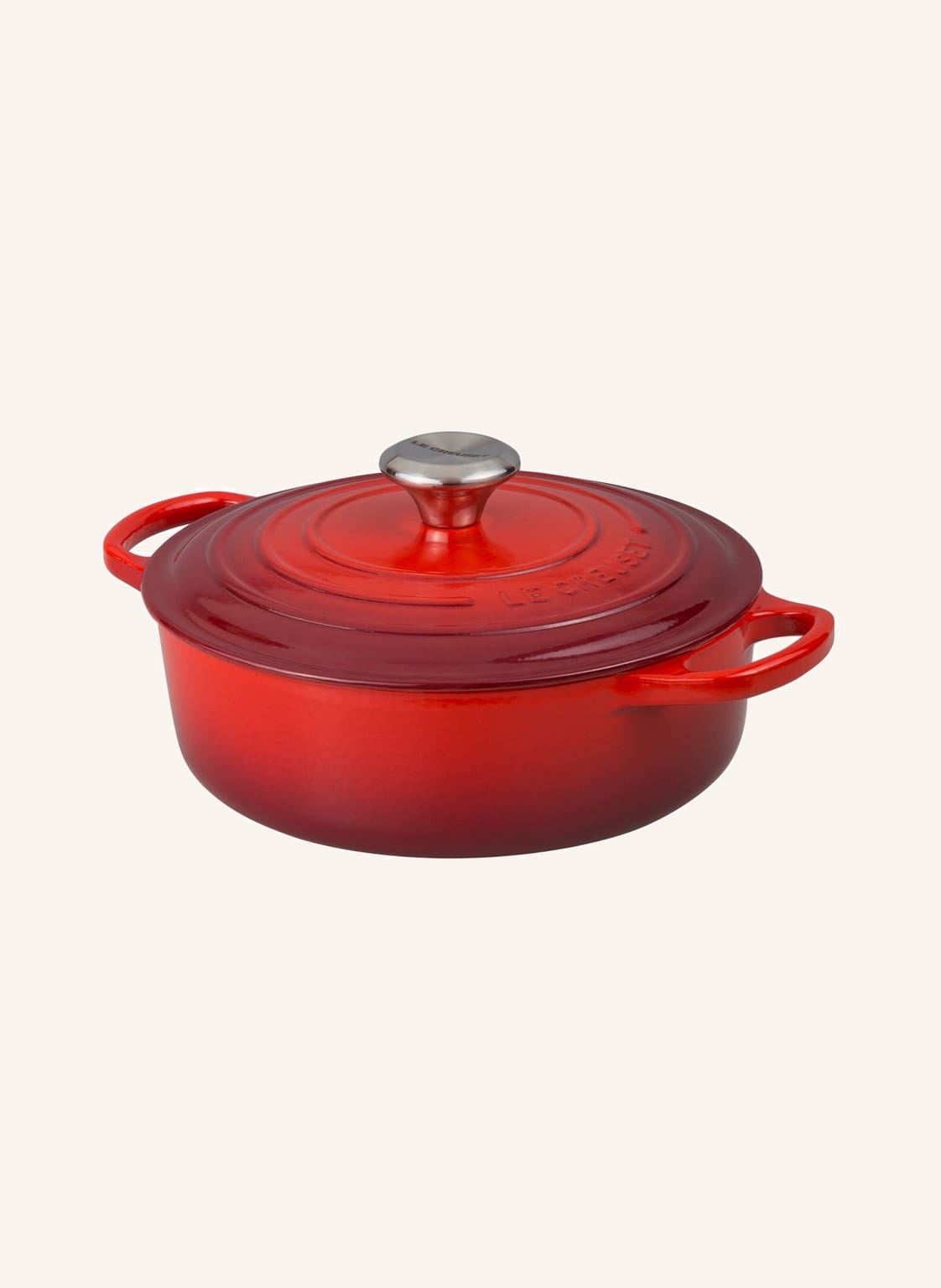 Le Creuset Brytfanna Dla Smakoszy Signature rot