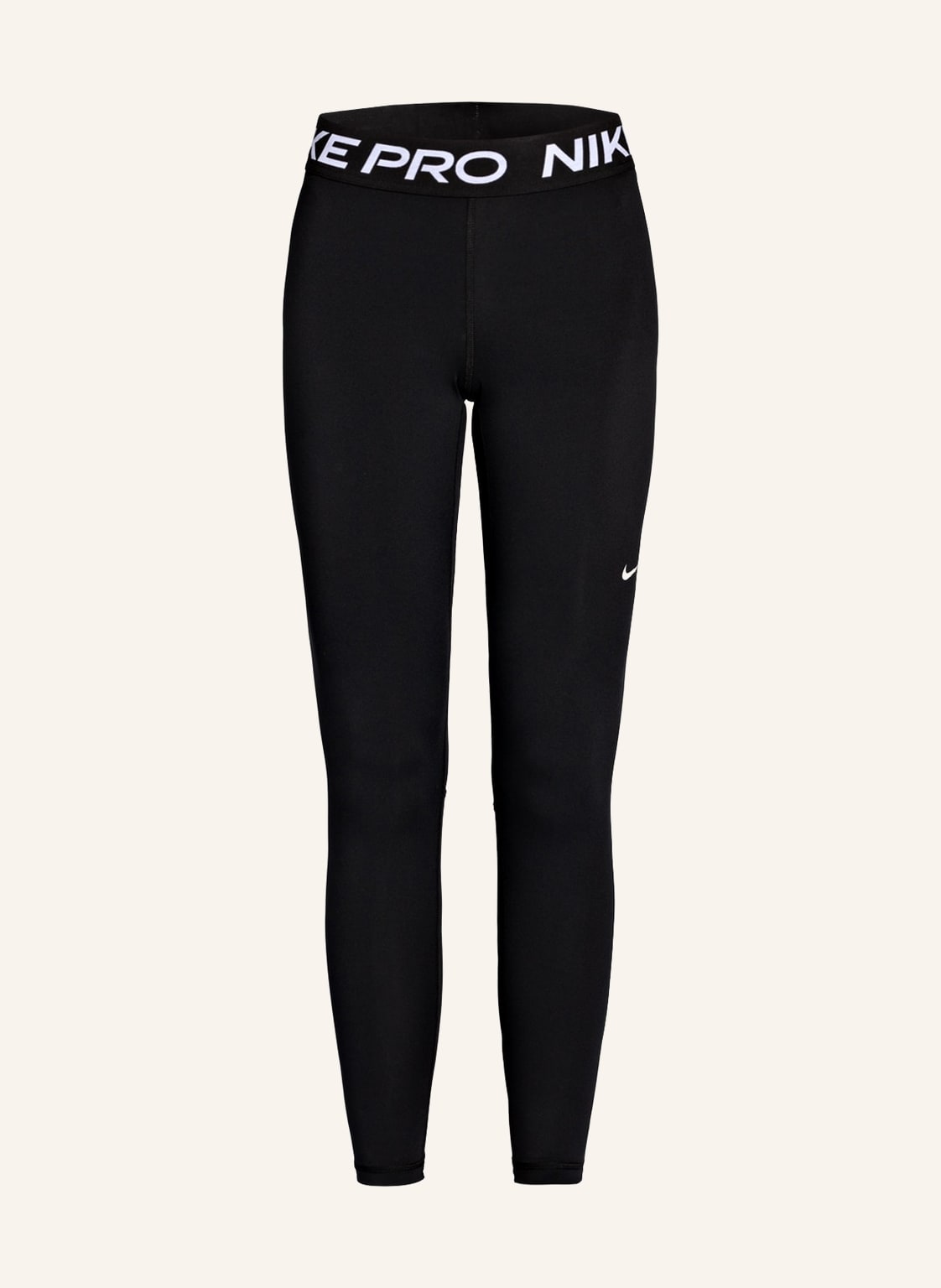 Nike Legginsy Nike Pro Z Siateczką schwarz