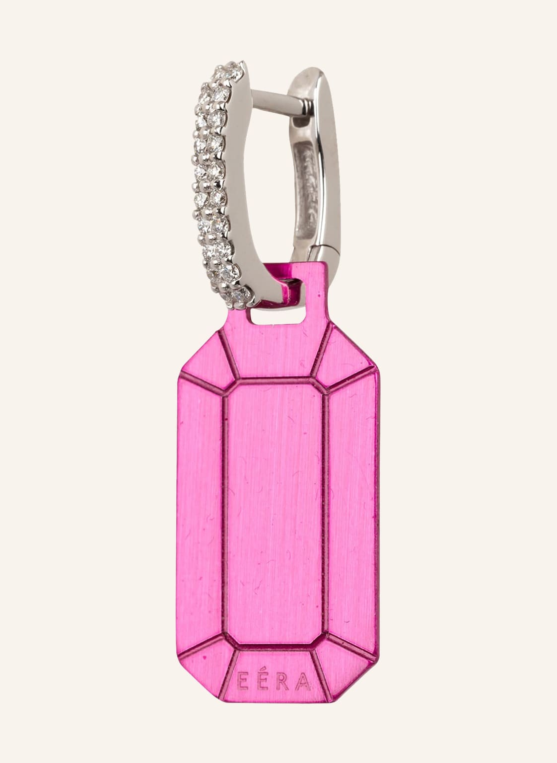 Eéra Kolczyki Wiszące Toyko Z Diamentami pink