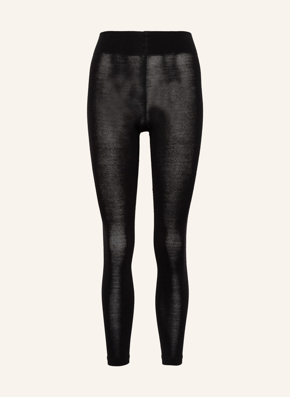 Falke Legginsy Softmerino Z Wełny Merino schwarz