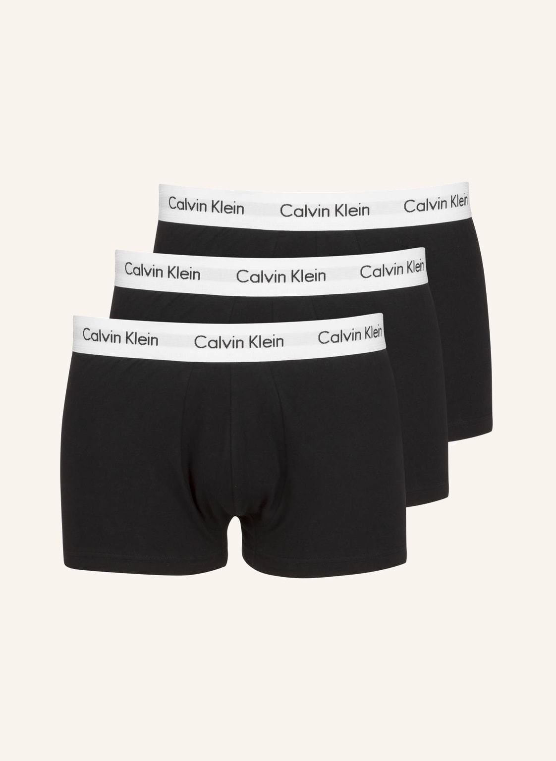 Calvin Klein Bokserki Cotton Stretch, 3 Szt. grau