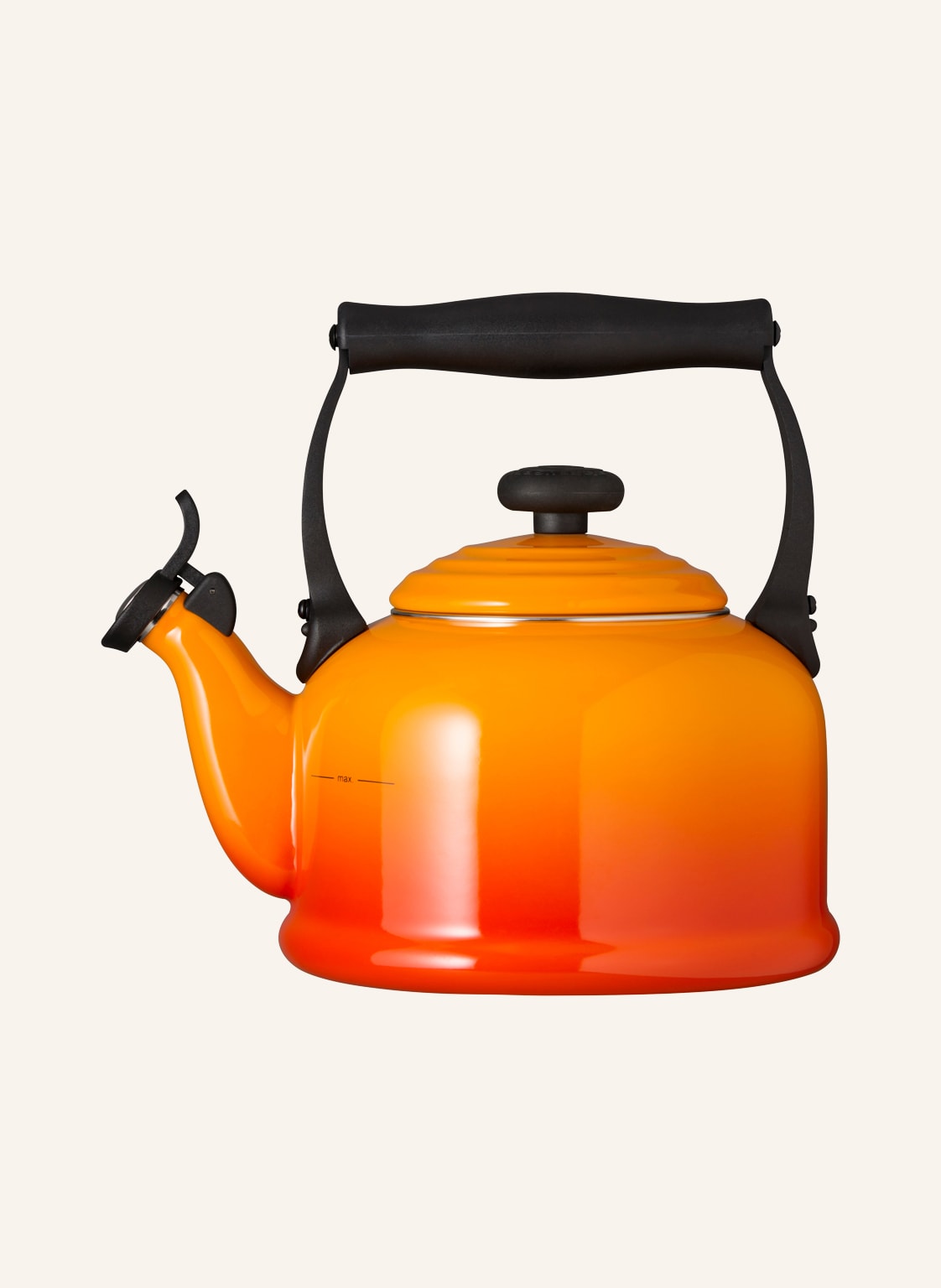 Le Creuset Czajnik Tradition orange