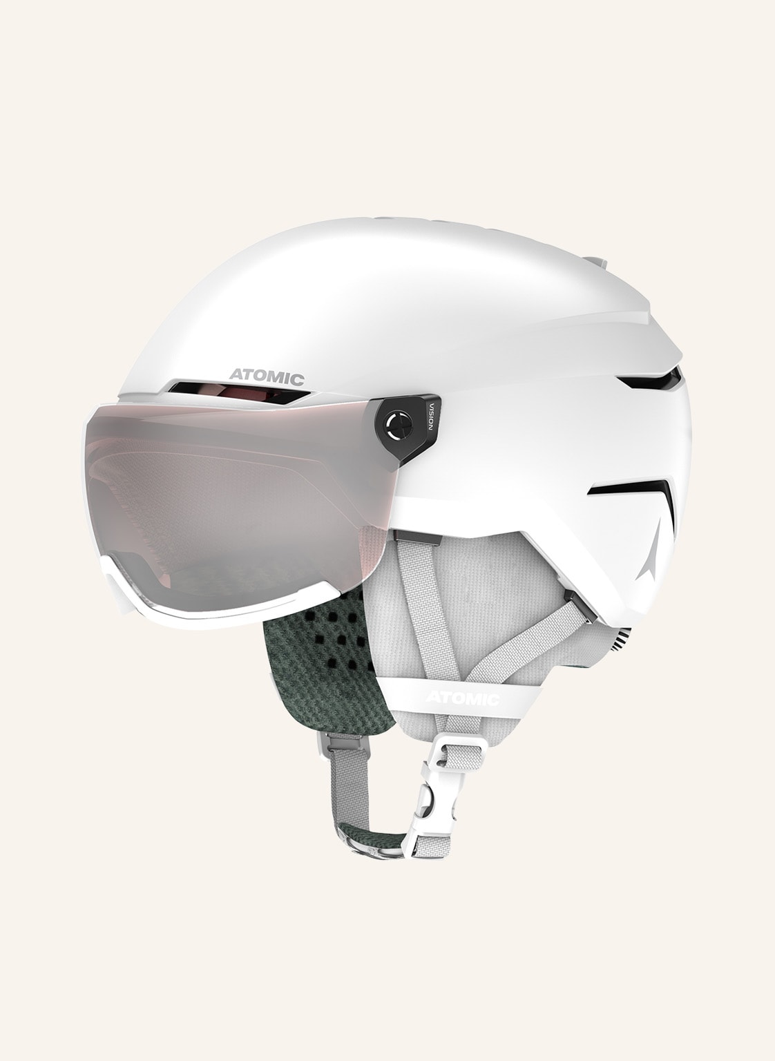 Atomic Kask Narciarski Savor Visor weiss