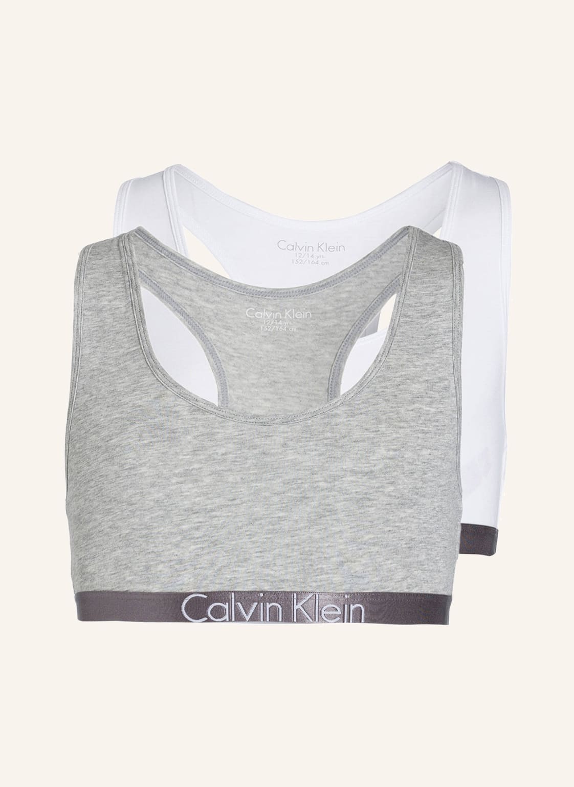 Calvin Klein Biustonosz Bustier, 2 Szt. grau