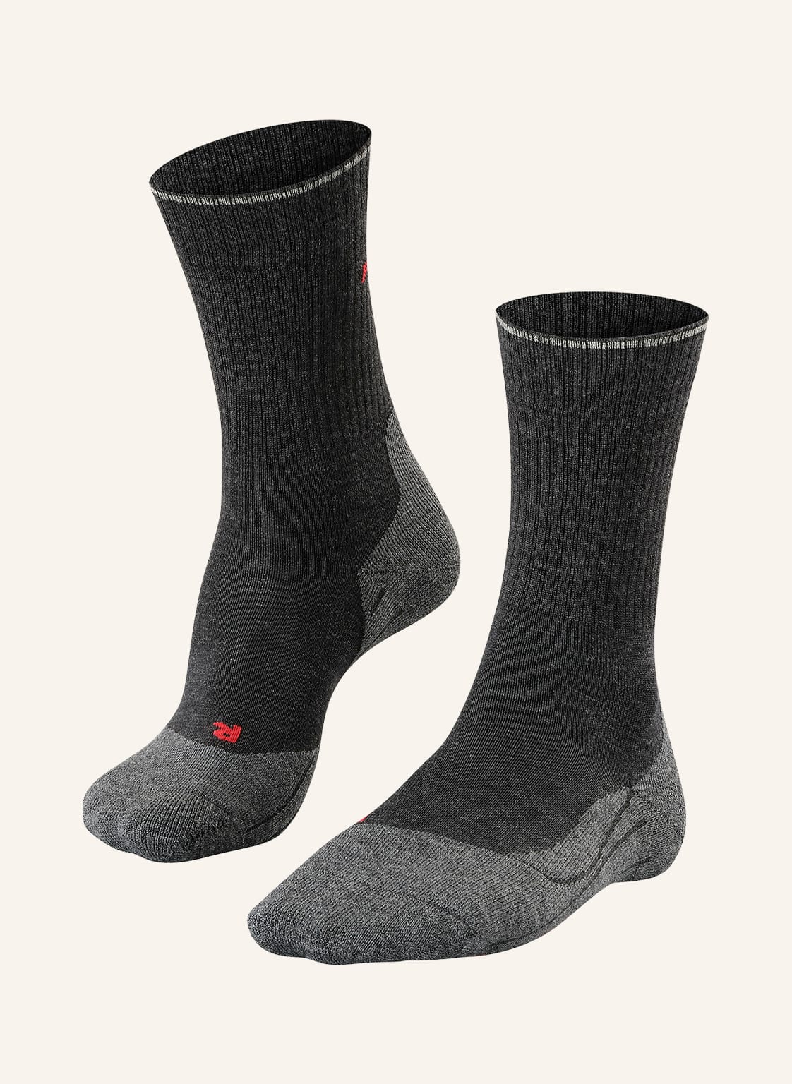 Falke Skarpety Trekkingowe tk2 Wool Silk grau