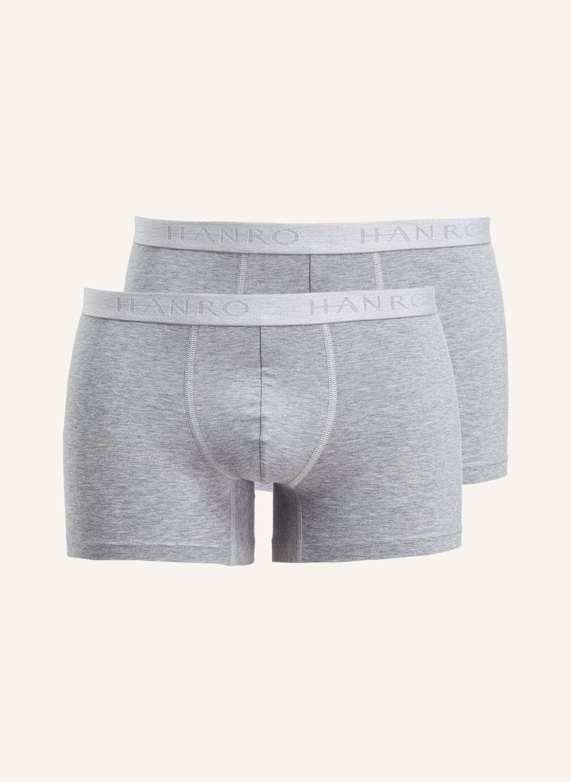 Hanro Bokserki Cotton Essentials, 2 Szt. grau