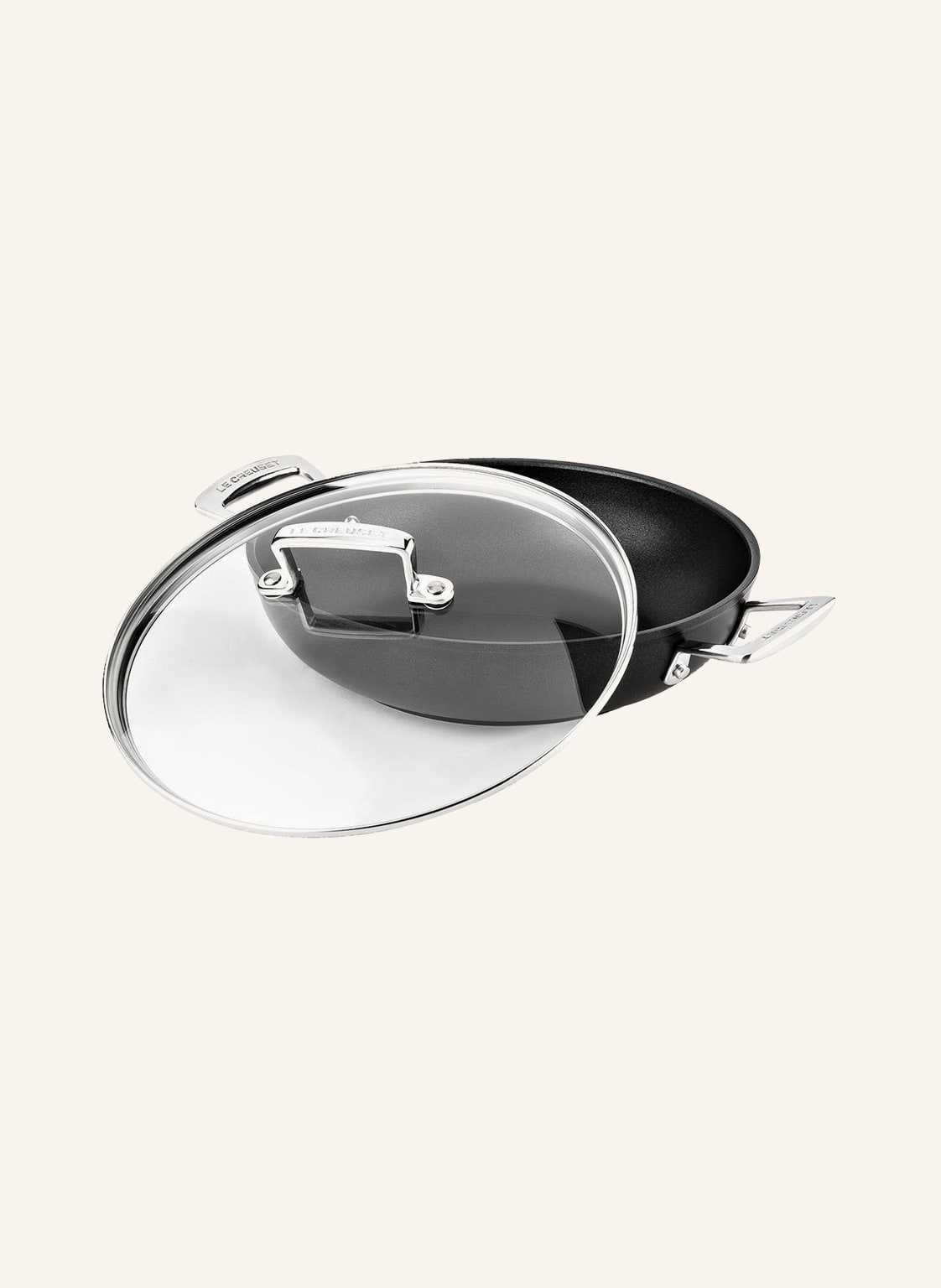Le Creuset Patelnia Klasy Profesjonalnej Aluminium Antihaft schwarz
