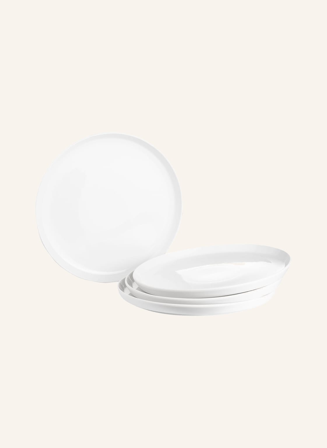 Marc O'polo Talerze Obiadowe Moments, 4 Szt. weiss