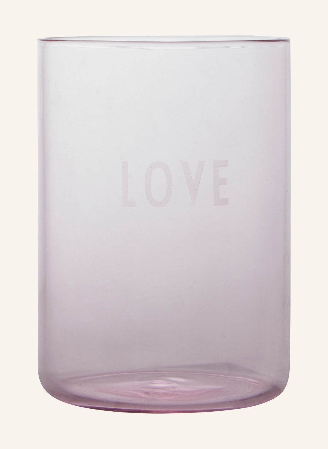 Design Letters Szklanka Love rosa