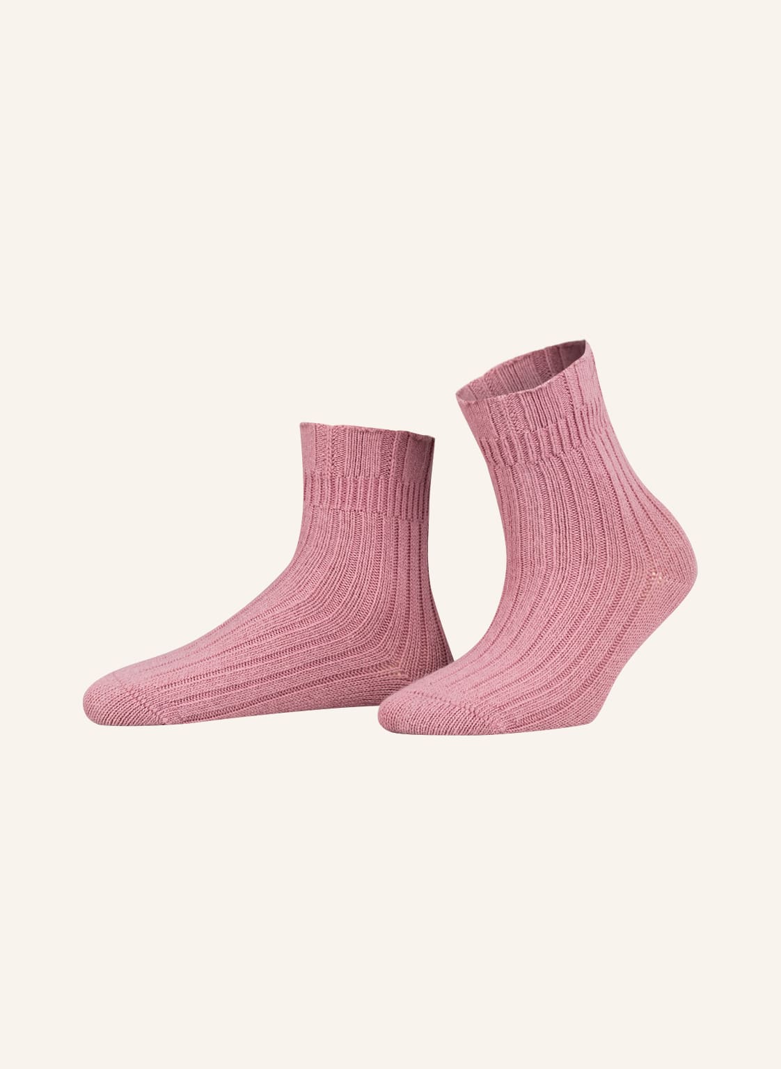 Falke Skarpety Bedsock Rib rosa