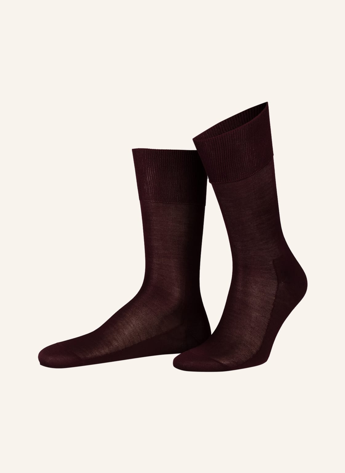 Falke Skarpety Luxury No.4 Pure Silk Z Jedwabiu rot