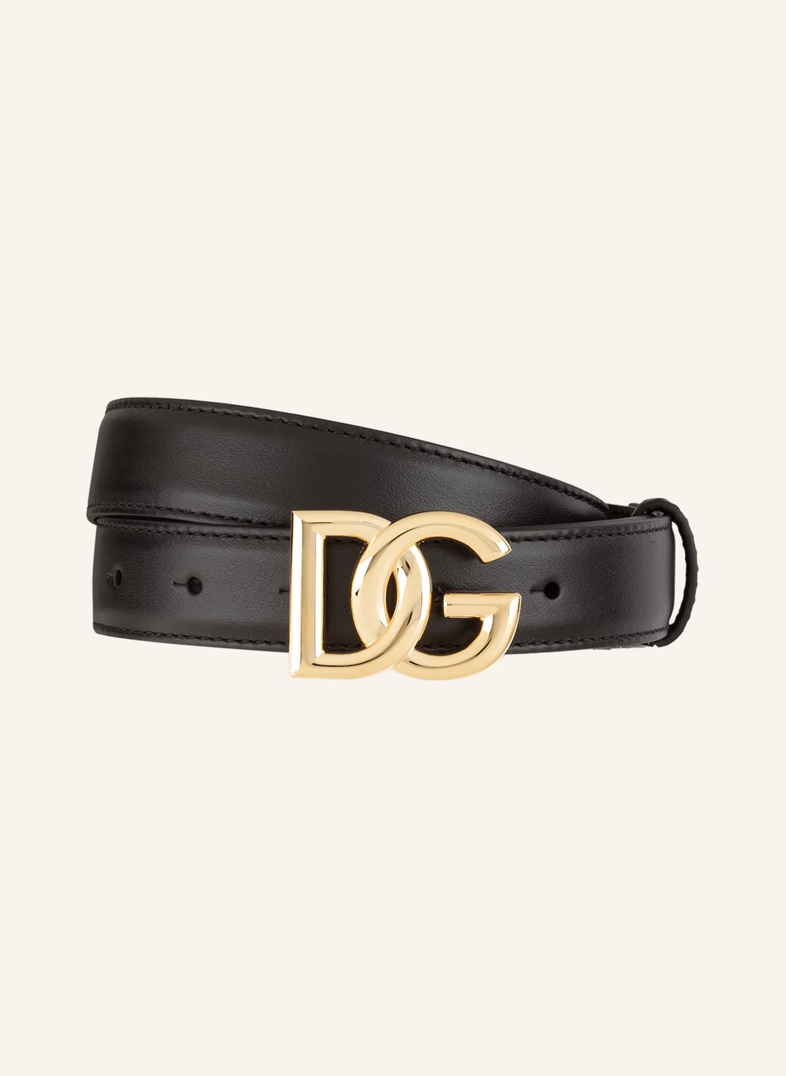 Dolce & Gabbana Pasek Skórzany schwarz