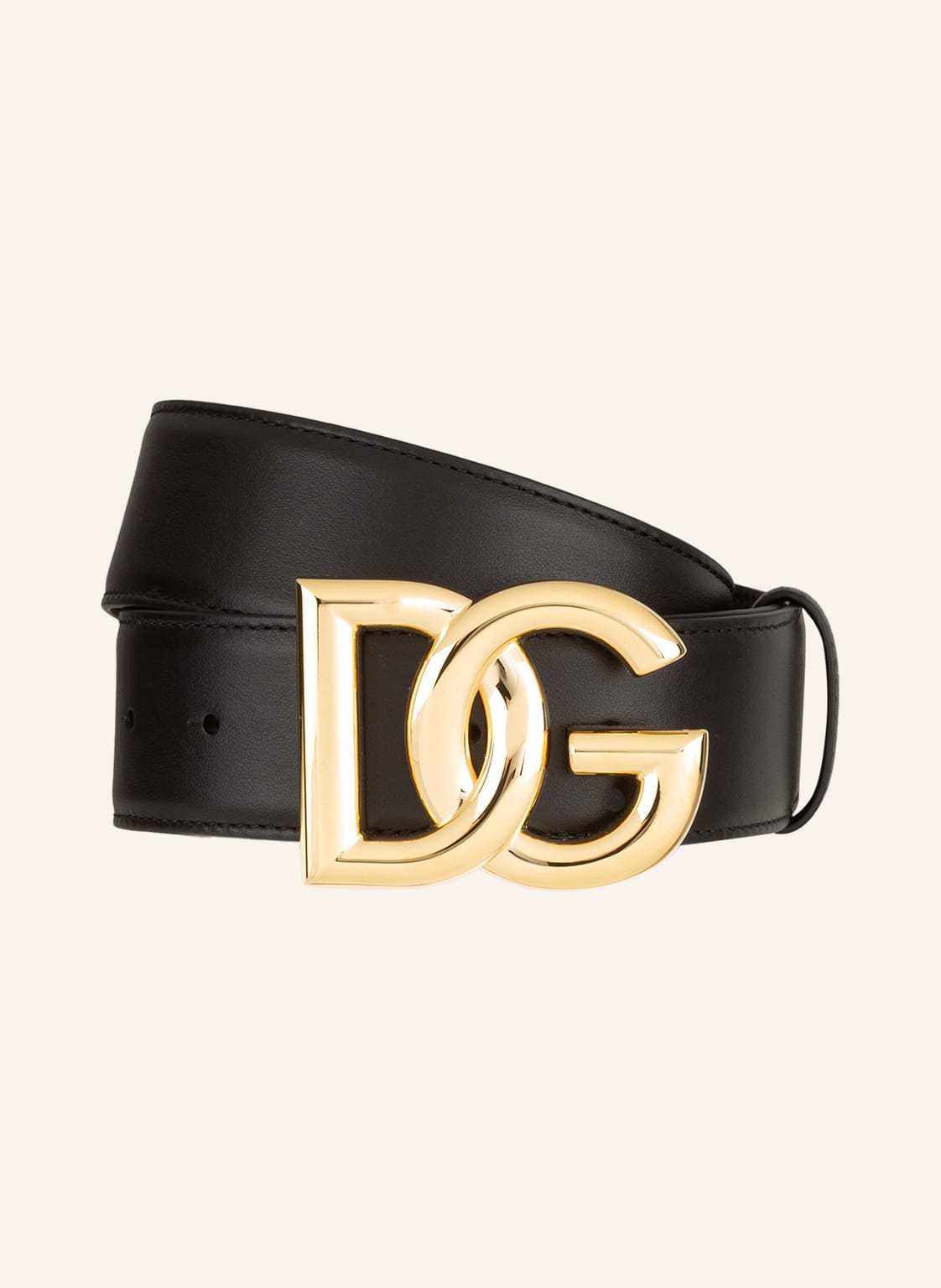 Dolce & Gabbana Pasek Skórzany schwarz