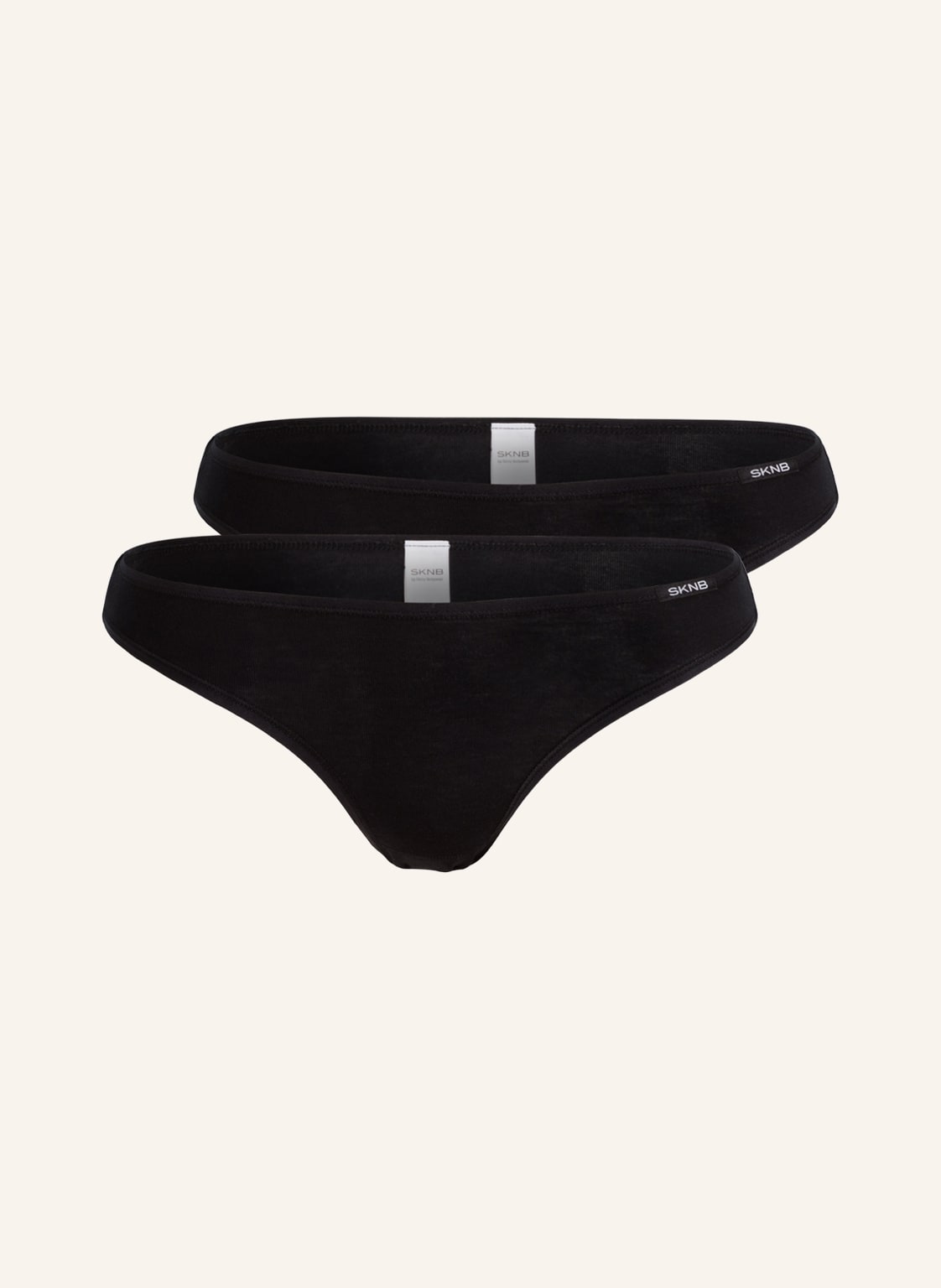 Skiny Figi, 2 Szt. Advantage Cotton schwarz
