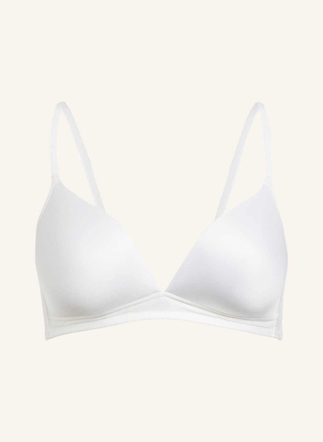 Hanro Biustonosz Zamknięty Satin Deluxe weiss