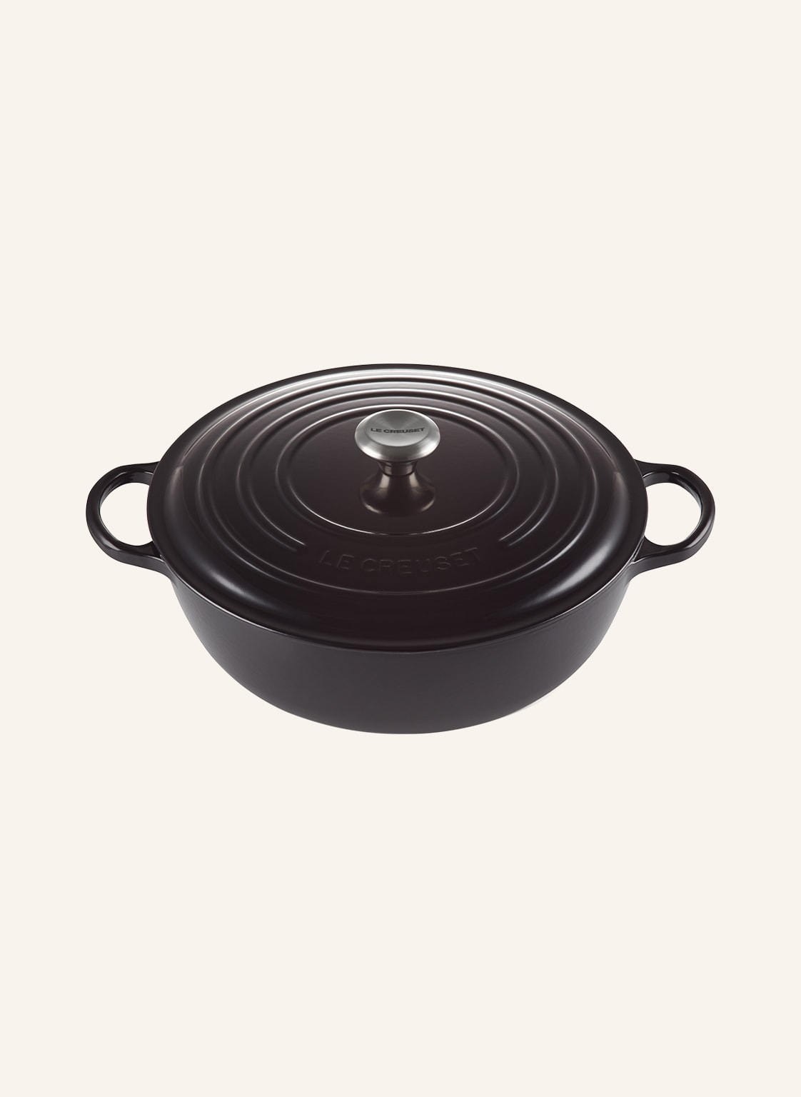 Le Creuset Garnek La Marmite Signature schwarz