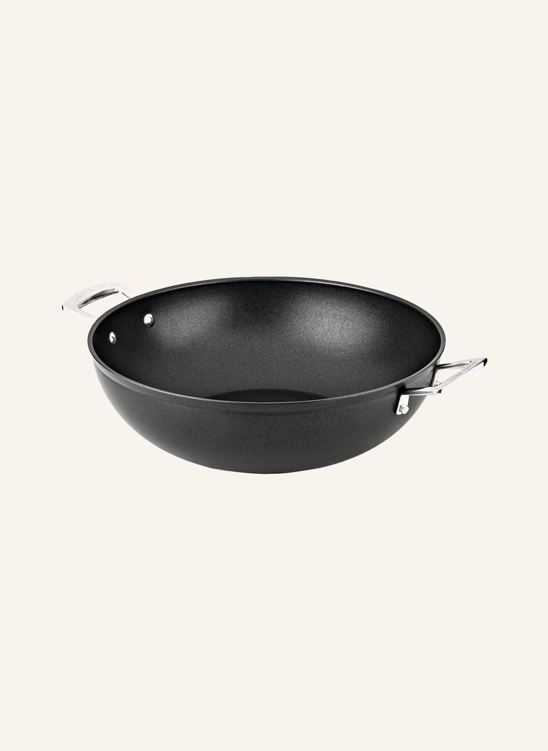 Le Creuset Wok Aluminium Antihaft schwarz