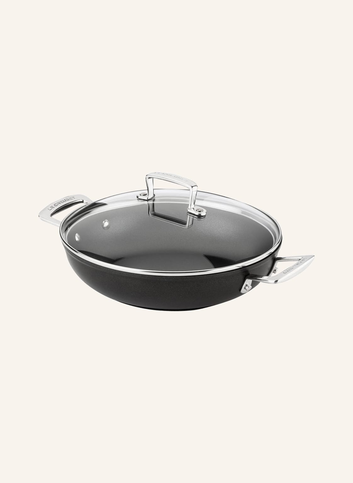 Le Creuset Patelnia Klasy Profesjonalnej Aluminium Antihaft schwarz