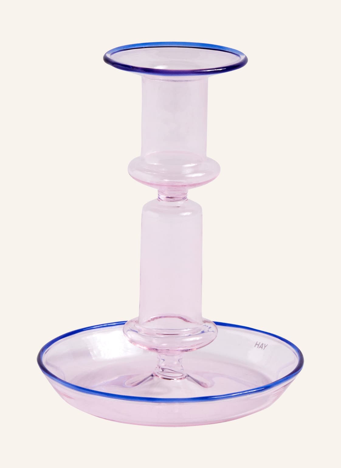 Hay Świecznik Flare pink