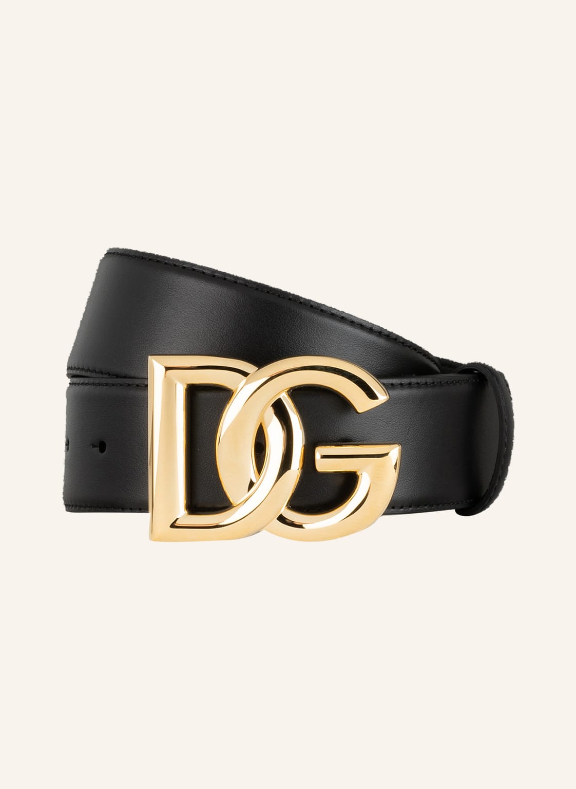 Dolce & Gabbana Pasek Skórzany schwarz