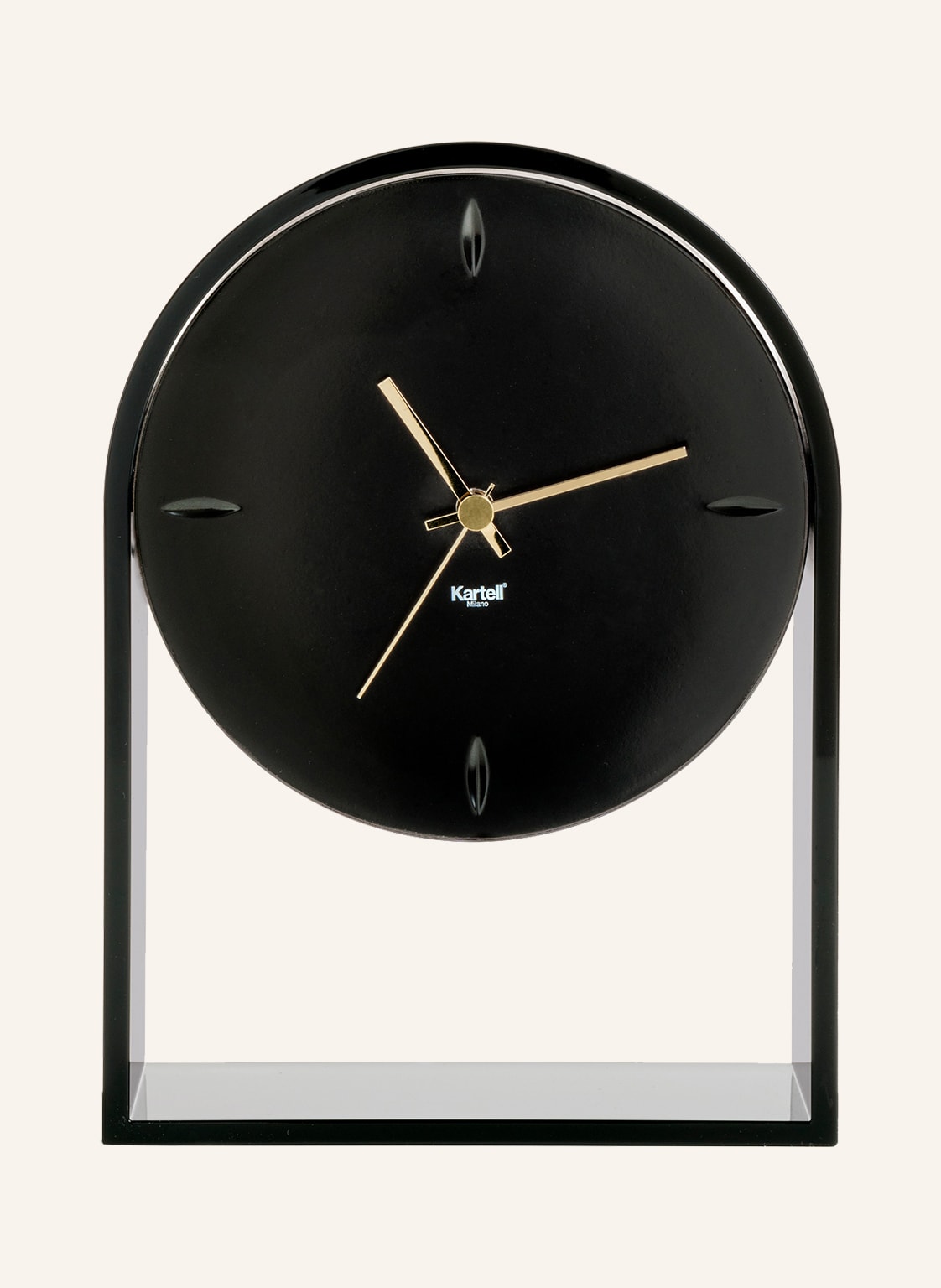 Kartell Zegar Stołowy Air Du Temps schwarz