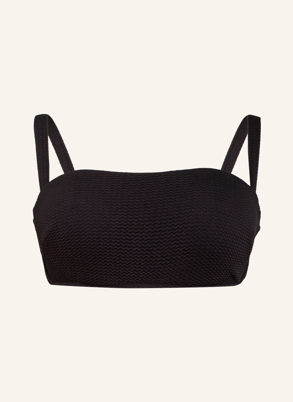 Seafolly Góra Od Bikini Bandeau Sea Dive schwarz