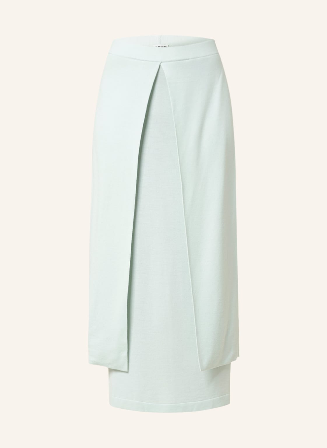 Jil Sander Spódnica Z Dzianiny blau
