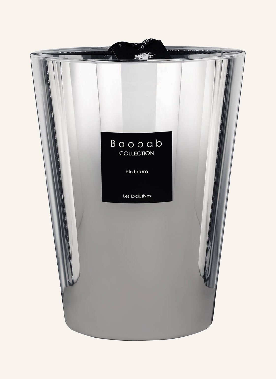 Baobab Collection Świeca Zapachowa Platinum silber