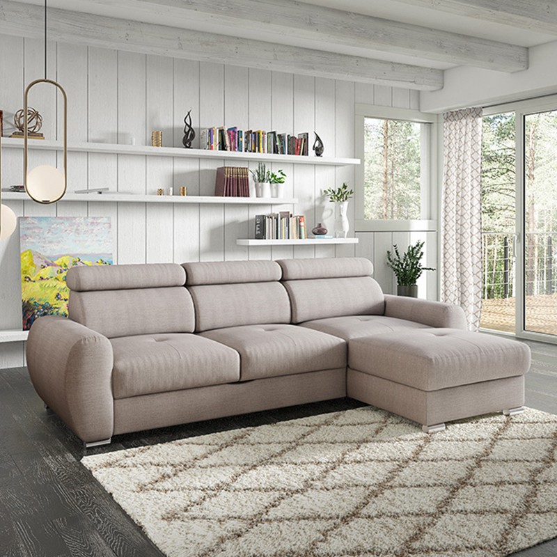 Comforteo NAROŻNIK SOFIA COMFORTEO : Tkanina - Grupa IV, Układ - Prawy