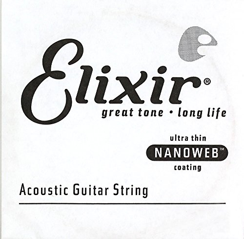 Elixir Struny struny akustyczny fosforowy brązowy sznur gitarowy powłoka NANOWEB, .045