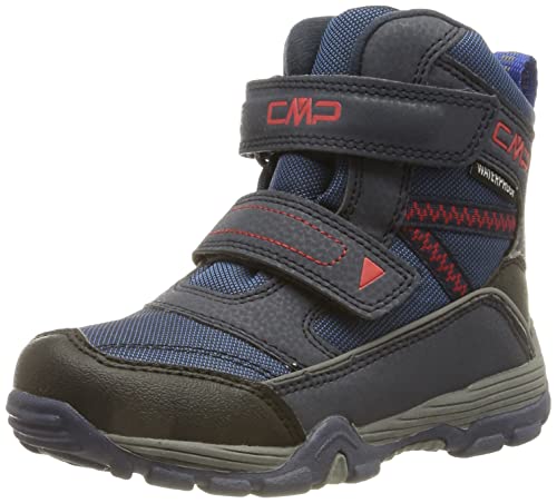 CMP Unisex Kids Pyry Snow Boot WP buty dziecięce, black blue, 27 EU