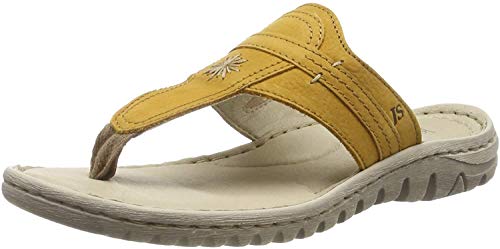 Josef Seibel Damskie japonki Lucia 09, żółty - Żółty żółty 800-43 EU