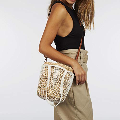 Gioseppo Damska torba z tkaniny na mydło, L, biały - biały - l