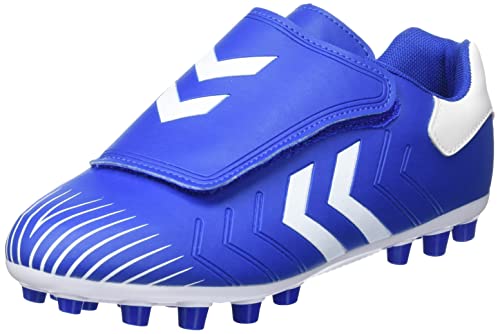 hummel Unisex Hattrick M.g. Jr Football Shoe buty dziecięce, niebieski, 35 EU