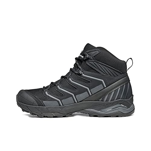 Scarpa Męskie buty trekkingowe Maverick MID GTX High Rise, czarno-szare Gore-tex SHT Crossover, 13,5 UK