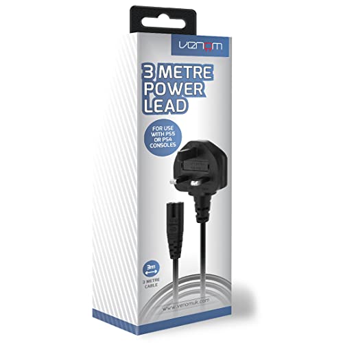 Venom 3 Meter Power Cable (PS5 / PS4)