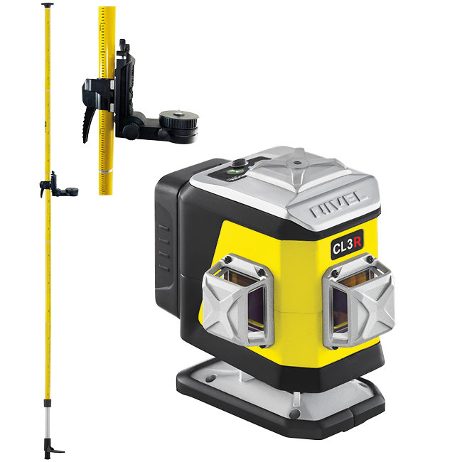 Zestaw - laser krzyżowy CL3R + tyczka rozporowa LP-36